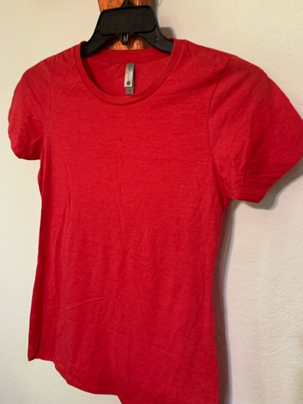 Next Level Apparel Red Short Sleeve Women's Tee